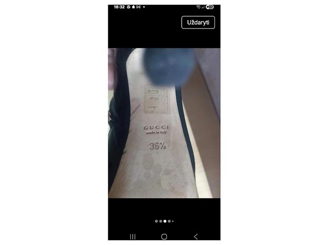 Stivaletti Gucci da donna in pelle nera - vista 6