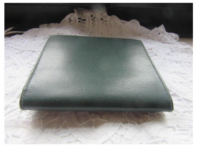 Cartera Lancel de piel verde con cierre dorado - vista 10