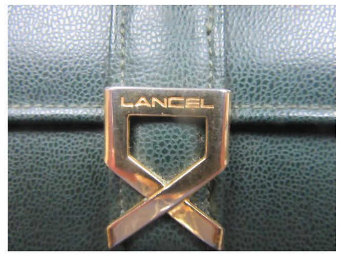 Cartera Lancel de piel verde con cierre dorado - vista 2