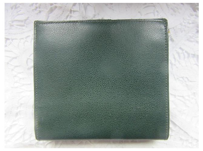 Cartera Lancel de piel verde con cierre dorado - vista 3