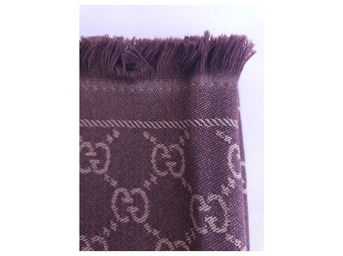 Bufanda Gucci GG Supreme de lana - vista 6