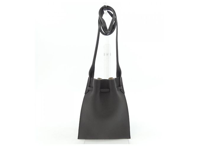 Autre Marque Bolso bandolera J&M DAVIDSON de cuero marrón - vista 3