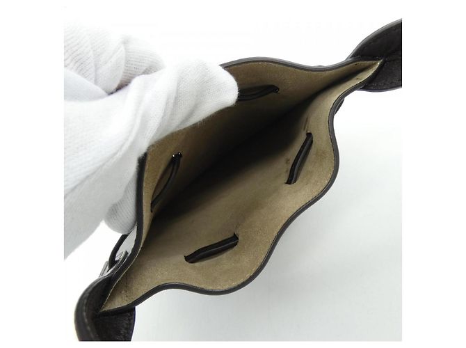 Autre Marque Bolso bandolera J&M DAVIDSON de cuero marrón - vista 6