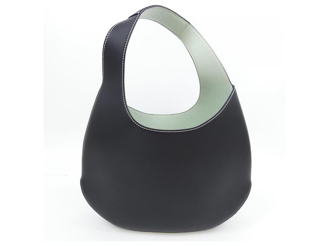 Autre Marque Borsa Tote Vasic Nera Verde - vista 3