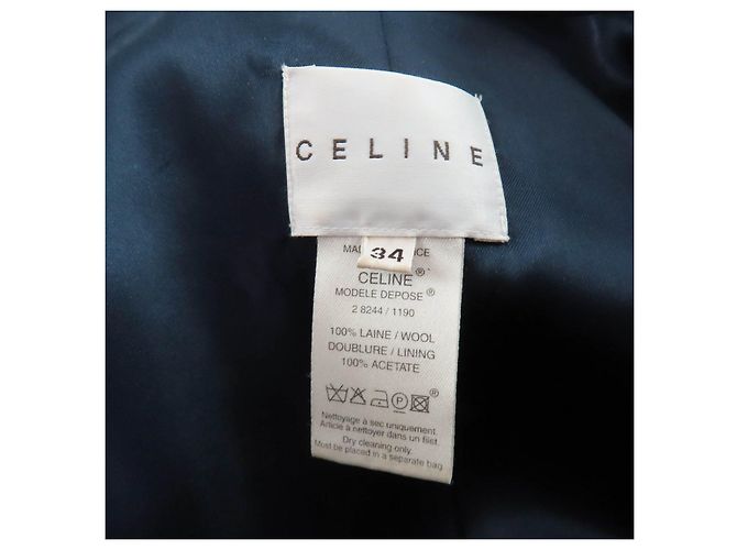 Cappotto in lana verde Céline - vista 7