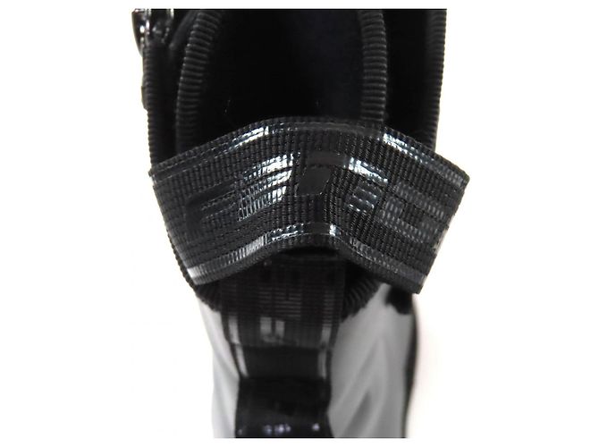 Fendi Black Leather Short Boots - view 10