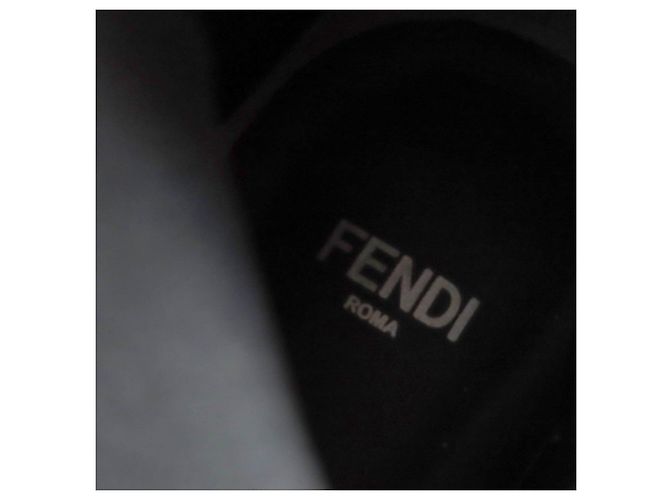 Fendi Black Leather Short Boots - view 11