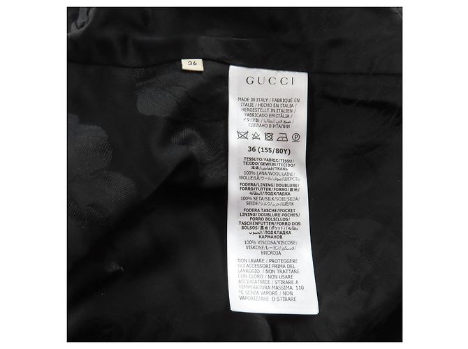 Gucci Wolljacke Schwarz - Ansicht 8