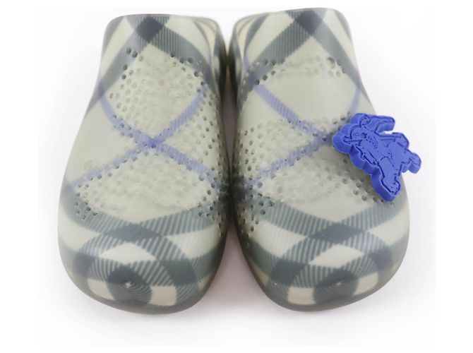 Burberry Check Pattern Rubber Sandals - view 4
