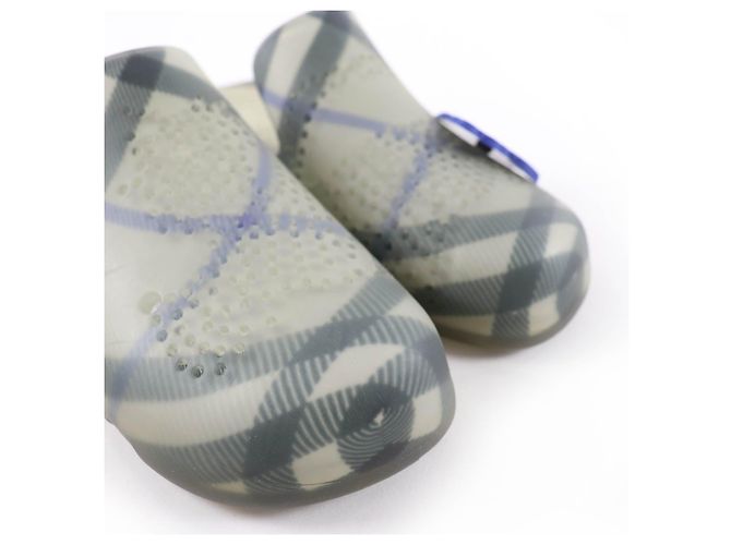 Burberry Check Pattern Rubber Sandals - view 8