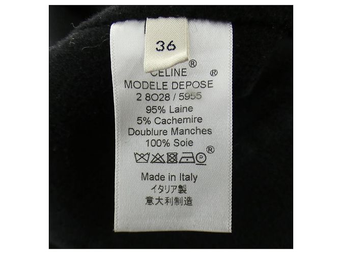 Céline Celine Cashmere Blend Coat - view 3