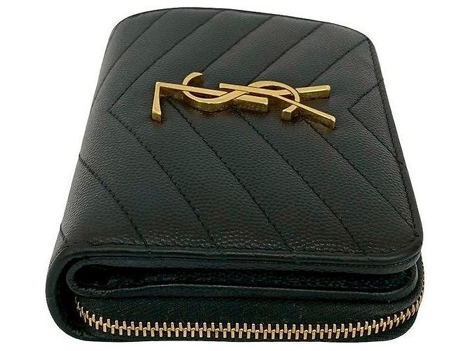 Yves Saint Laurent Cartera compacta de piel Saint Laurent Paris - vista 5