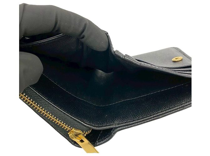 Yves Saint Laurent Cartera compacta de piel Saint Laurent Paris - vista 8