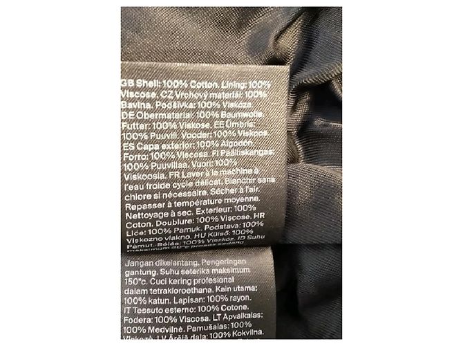 Cos Cropped Jacket Navy Blue - view 8