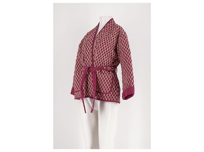Autre Marque LE CHÂTEAU DE MA MÈRE Rote gesteppte Baumwolljacke - Ansicht 3