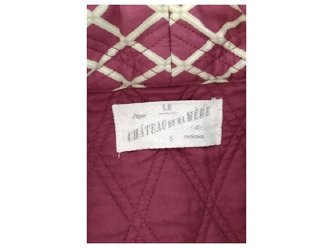Autre Marque LE CHÂTEAU DE MA MÈRE Rote gesteppte Baumwolljacke - Ansicht 7