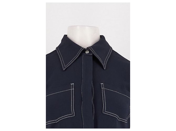 Reiss Camisa recta marino - vista 2