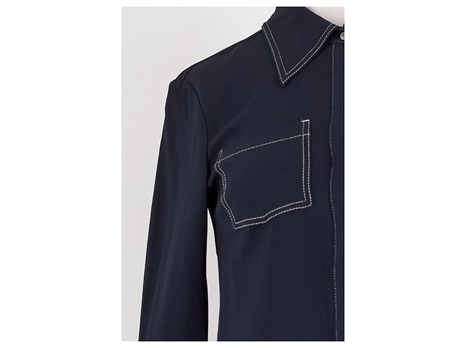 Reiss Camisa recta marino - vista 3