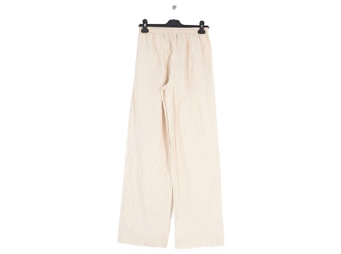 Loulou de Saison Weiße Baumwollhose - Ansicht 2