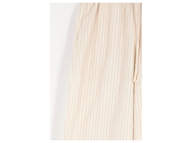 Loulou de Saison Weiße Baumwollhose - Ansicht 4