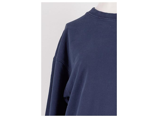 Autre Marque Sudadera SPORTY & RICH de algodón azul marino - vista 4