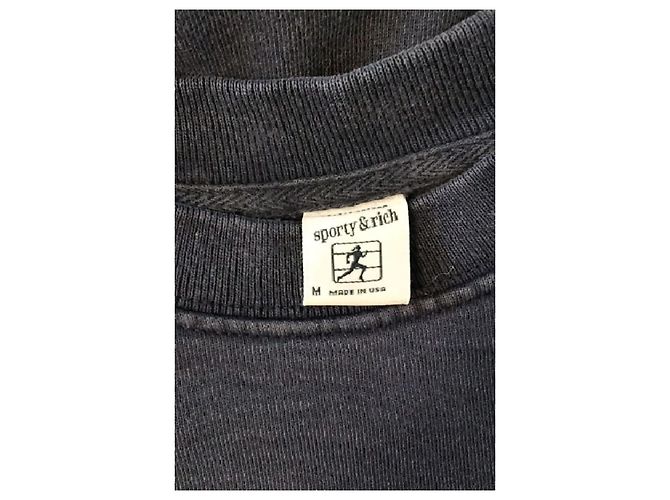 Autre Marque Sudadera SPORTY & RICH de algodón azul marino - vista 7