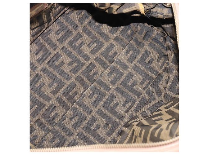 FENDI Spy Bag Bolsa de Mão Couro Rosa Tom Dourado 8BL078 - vista 10
