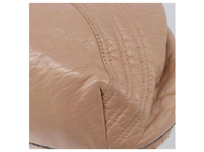 FENDI Spy Bag Bolsa de Mão Couro Rosa Tom Dourado 8BL078 - vista 17