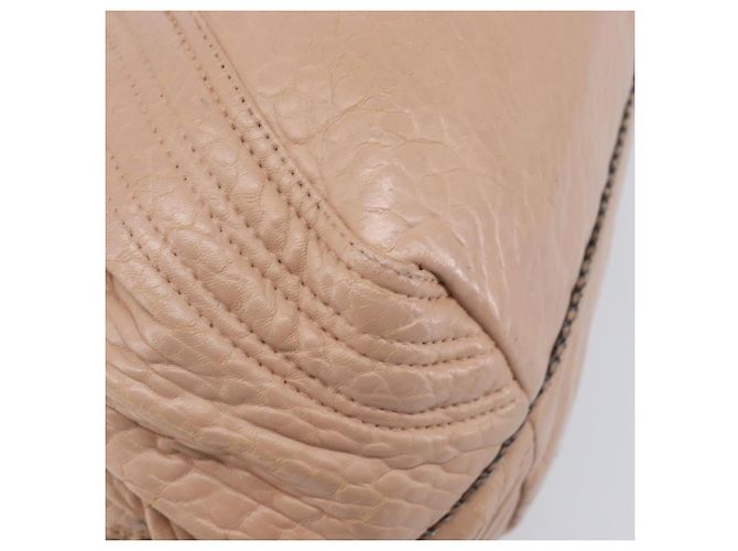 FENDI Spy Bag Bolsa de Mão Couro Rosa Tom Dourado 8BL078 - vista 18