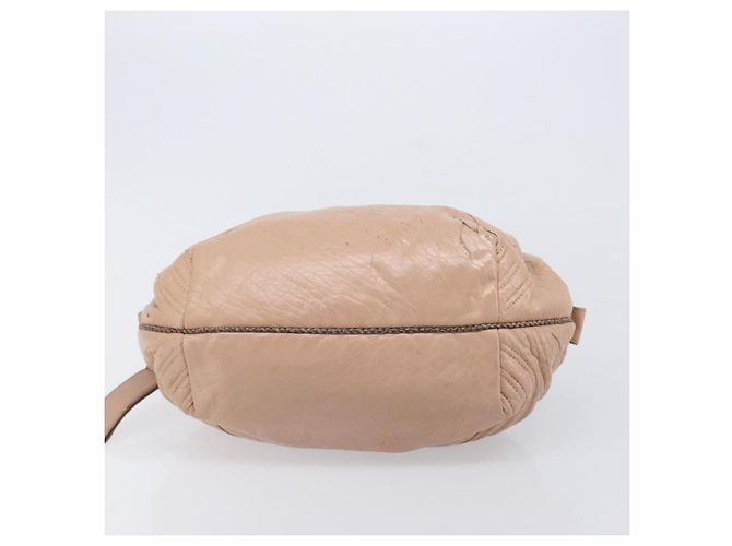 FENDI Spy Bag Bolsa de Mão Couro Rosa Tom Dourado 8BL078 - vista 7