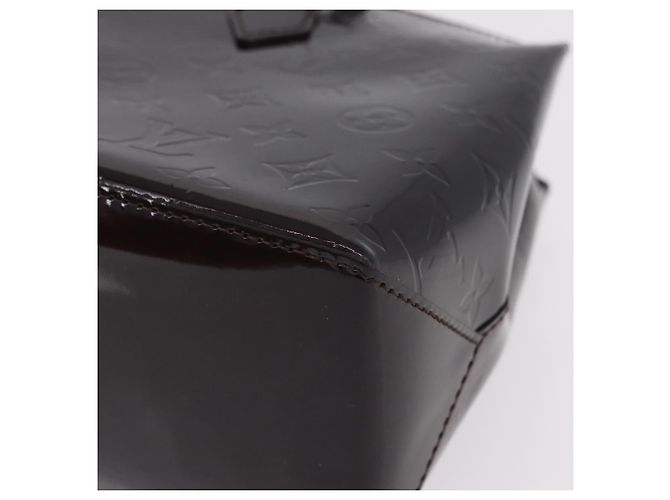 LOUIS VUITTON Monogram Vernis Wilshire PM Hand Bag Amarante M93641 - vista 16