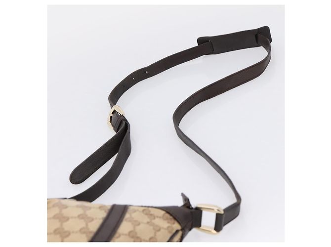 GUCCI GG Crystal Shoulder Bag Coated Canvas Outlet Beige 265691 - vista 14