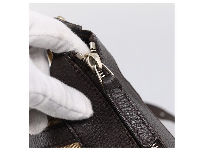 GUCCI GG Crystal Shoulder Bag Coated Canvas Outlet Beige 265691 - vista 9