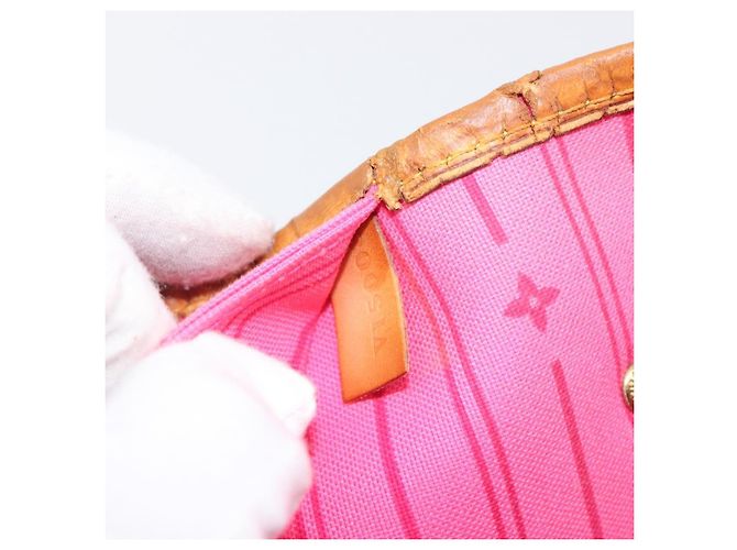 LOUIS VUITTON Monogram Rose Neverfull MM Tote Bag M48613 LV - vista 12