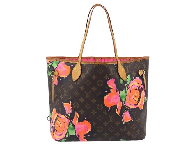 LOUIS VUITTON Monogram Rose Neverfull MM Tote Bag M48613 LV - vista 13