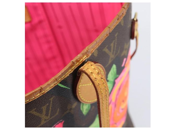 LOUIS VUITTON Monogram Rose Neverfull MM Tote Bag M48613 LV - vista 24