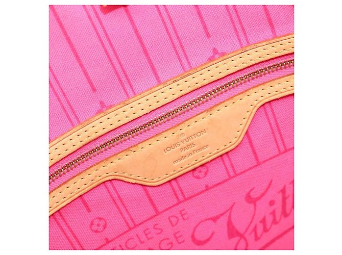 LOUIS VUITTON Monogram Rose Neverfull MM Tote Bag M48613 LV - vista 26