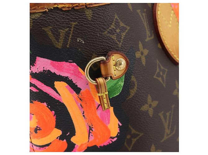 LOUIS VUITTON Monogram Rose Neverfull MM Tote Bag M48613 LV - vista 5