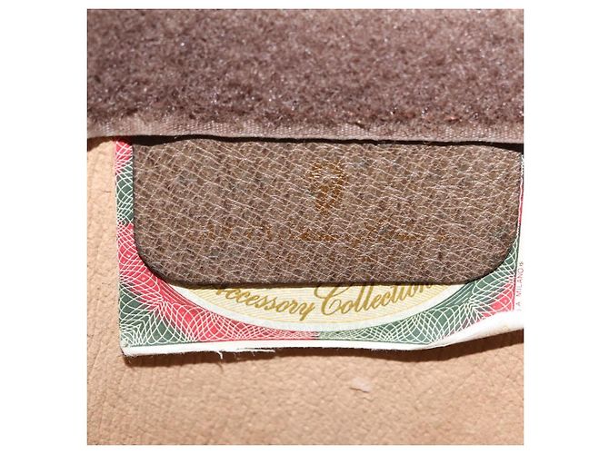 GUCCI GG Supreme Web Sherry Line Clutch Bag PVC Beige 89 01 001 - vista 8