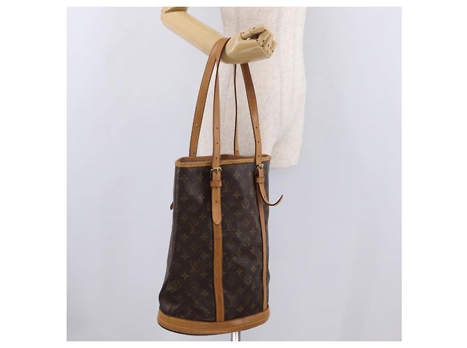 LOUIS VUITTON Monogram Bucket GM Shoulder Bag M42236 LV - vista 28