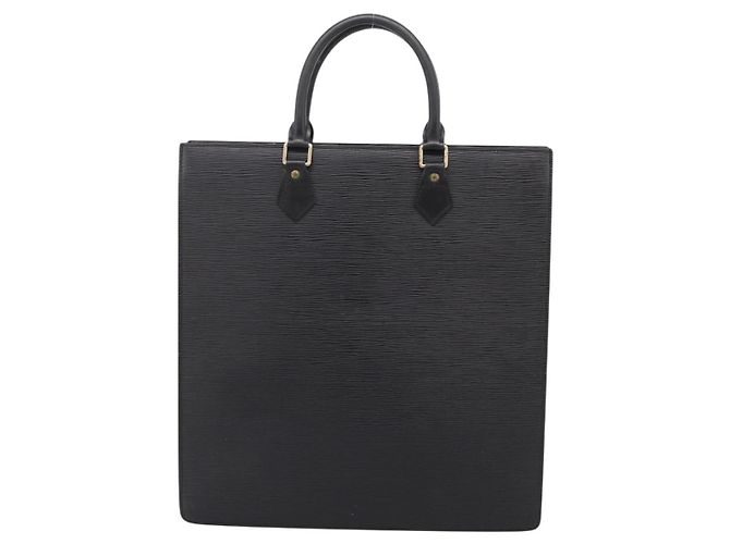 LOUIS VUITTON Epi Sac Plat Handtasche Schwarz M59082 LV - Ansicht 2