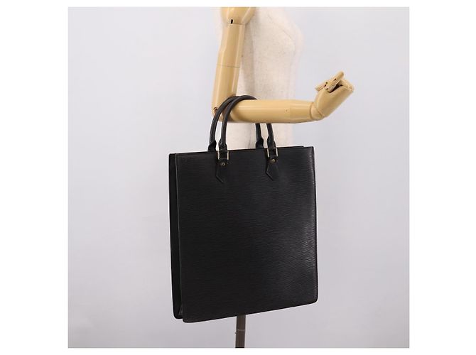 LOUIS VUITTON Epi Sac Plat Handtasche Schwarz M59082 LV - Ansicht 21