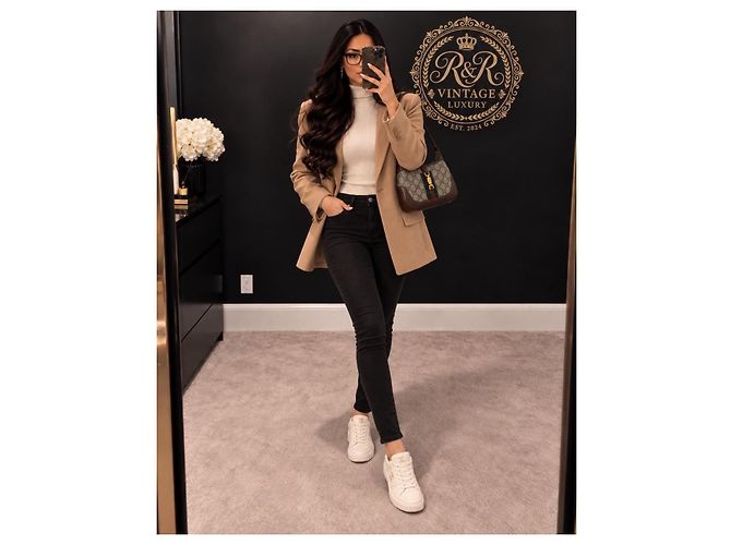 Gucci Jackie 1961 Monogramm Lederhandtasche Braun - Ansicht 11