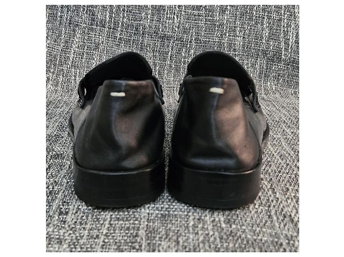 Maison Martin Margiela Mocassini in pelle nera Maison Margiela - vista 10