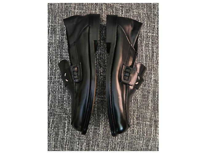Maison Martin Margiela Mocassini in pelle nera Maison Margiela - vista 12