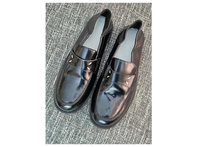 Maison Martin Margiela Mocassini in pelle nera Maison Margiela - vista 14