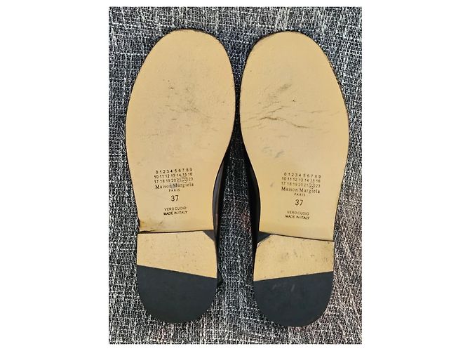 Maison Martin Margiela Mocassini in pelle nera Maison Margiela - vista 16