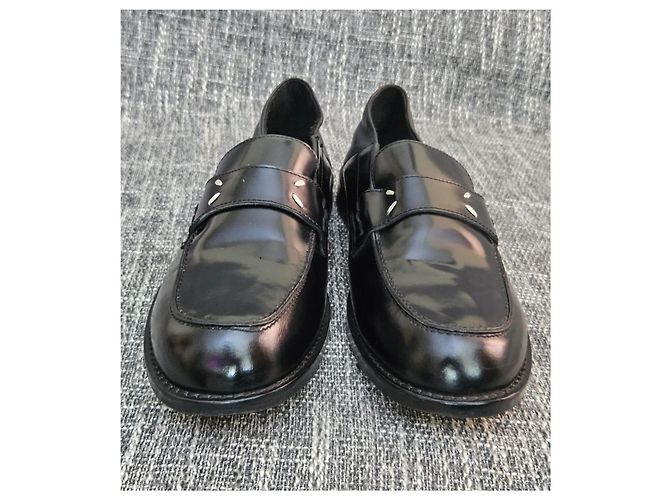 Maison Martin Margiela Mocassini in pelle nera Maison Margiela - vista 3