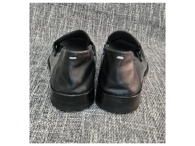 Maison Martin Margiela Mocassini in pelle nera Maison Margiela - vista 7