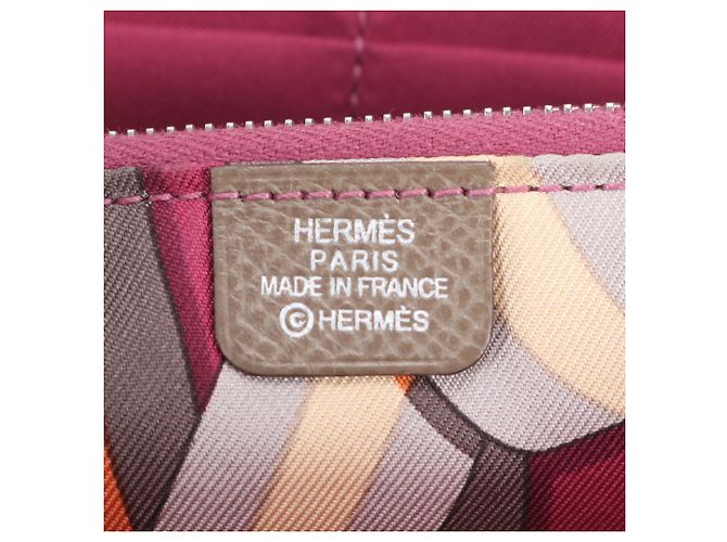 Hermès Carteira Longa de Seda Hermes Azap - vista 12